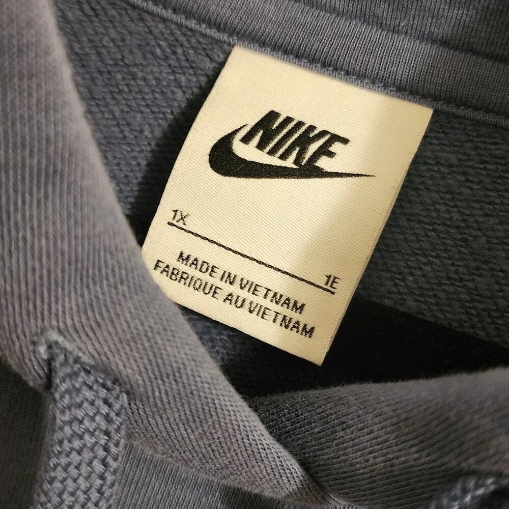 Nike Oversized Hoodie | Dusty Blue | Size 1X - Picture 3 of 4